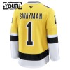 Boston Bruins Dresy Fanatics NHL Stadium Series Premium Jeremy Swayman 2025-26 Gold - Dětské