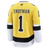 Boston Bruins Dresy Fanatics NHL Stadium Series Premium Jeremy Swayman 2025-26 Gold - Pánské