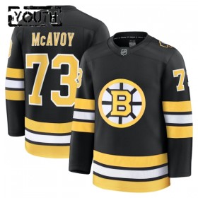 Boston Bruins Dresy Fanatics Premium Charlie Mcavoy 2025-26 Černá Domácí - Dětské