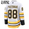 Boston Bruins Dresy Fanatics Premium David Pastrnak 2025-26 Bílý Venkovní - Dětské