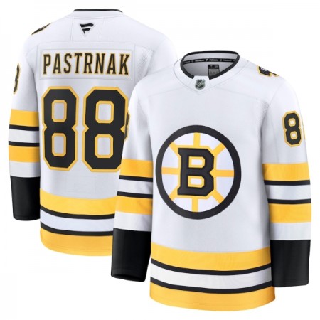 Boston Bruins Dresy Fanatics Premium David Pastrnak 2025-26 Bílý Venkovní - Pánské Boston Bruins Dresy Fanatics Premium David Pastrnak 2025-26 Bílý Venkovní - Pánské