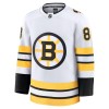 Boston Bruins Dresy Fanatics Premium David Pastrnak 2025-26 Bílý Venkovní - Pánské