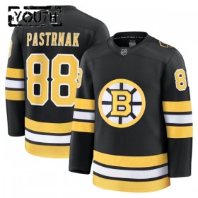 Boston Bruins Dresy Fanatics Premium David Pastrnak 2025-26 Černá Domácí - Dětské