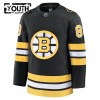 Boston Bruins Dresy Fanatics Premium David Pastrnak 2025-26 Černá Domácí - Dětské