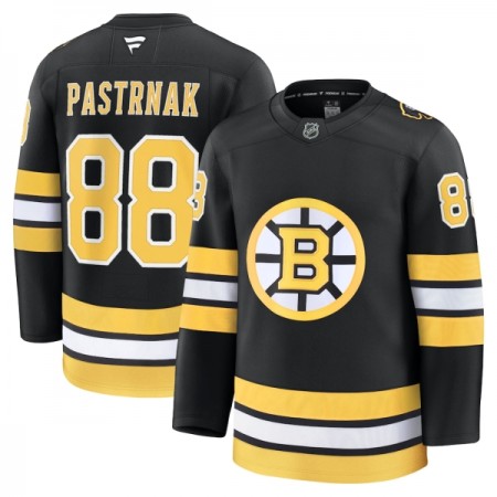 Boston Bruins Dresy Fanatics Premium David Pastrnak 2025-26 Černá Domácí - Pánské Boston Bruins Dresy Fanatics Premium David Pastrnak 2025-26 Černá Domácí - Pánské