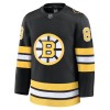 Boston Bruins Dresy Fanatics Premium David Pastrnak 2025-26 Černá Domácí - Pánské