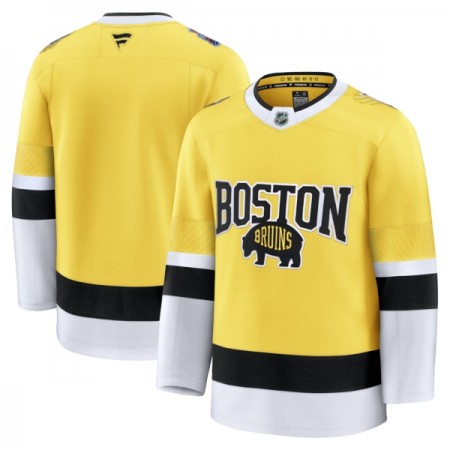 Boston Bruins Dresy Personalizované Fanatics NHL Stadium Series Premium 2025-26 Gold - Pánské