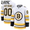 Boston Bruins Dresy Personalizované Fanatics Premium 2025-26 Bílý Venkovní - Dětské
