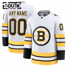 Boston Bruins Dresy Personalizované Fanatics Premium 2025-26 Bílý Venkovní - Dětské