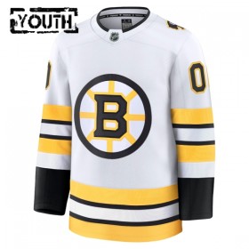 Boston Bruins Dresy Personalizované Fanatics Premium 2025-26 Bílý Venkovní - Dětské