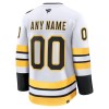 Boston Bruins Dresy Personalizované Fanatics Premium 2025-26 Bílý Venkovní - Pánské