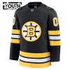 Boston Bruins Dresy Personalizované Fanatics Premium 2025-26 Černá Domácí - Dětské