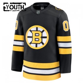 Boston Bruins Dresy Personalizované Fanatics Premium 2025-26 Černá Domácí - Dětské