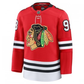 Chicago Blackhawks Dresy Fanatics Centennial Premium Connor Bedard 2025-26 Červené - Pánské