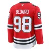 Chicago Blackhawks Dresy Fanatics Centennial Premium Connor Bedard 2025-26 Červené - Pánské