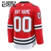 Chicago Blackhawks Dresy Personalizované Fanatics Centennial Premium 2025-26 Červené - Dětské