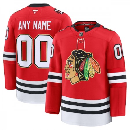 Chicago Blackhawks Dresy Personalizované Fanatics Centennial Premium 2025-26 Červené - Pánské
