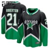Dallas Stars Dresy Fanatics Premium Jason Robertson 2025-26 Černá Třetí - Dětské Dallas Stars Dresy Fanatics Premium Jason Robertson 2025-26 Černá Třetí - Dětské