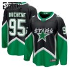 Dallas Stars Dresy Fanatics Premium Matt Duchene 2025-26 Černá Třetí - Dětské Dallas Stars Dresy Fanatics Premium Matt Duchene 2025-26 Černá Třetí - Dětské
