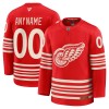 Detroit Red Wings Dresy Personalizované Fanatics Centennial Premium 2025-26 Červené - Pánské Detroit Red Wings Dresy Personalizované Fanatics Centennial Premium 2025-26 Červené - Pánské
