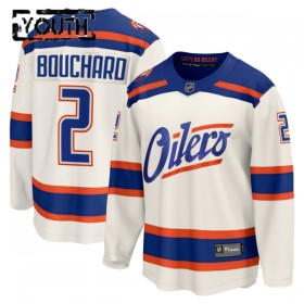 Edmonton Oilers Dresy Fanatics Premium Evan Bouchard 2025-26 Bílý Třetí - Dětské