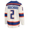 Edmonton Oilers Dresy Fanatics Premium Evan Bouchard 2025-26 Bílý Třetí - Pánské