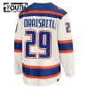 Edmonton Oilers Dresy Fanatics Premium Leon Draisaitl 2025-26 Bílý Třetí - Dětské