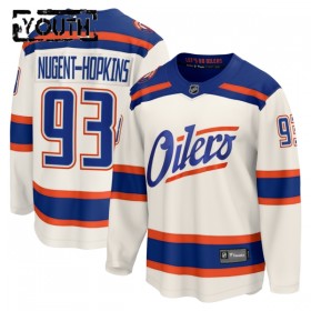Edmonton Oilers Dresy Fanatics Premium Ryan Nugent-Hopkins 2025-26 Bílý Třetí - Dětské