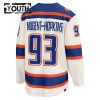 Edmonton Oilers Dresy Fanatics Premium Ryan Nugent-Hopkins 2025-26 Bílý Třetí - Dětské