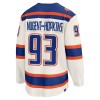 Edmonton Oilers Dresy Fanatics Premium Ryan Nugent-Hopkins 2025-26 Bílý Třetí - Pánské