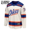 Edmonton Oilers Dresy Fanatics Premium Stuart Skinner 2025-26 Bílý Třetí - Dětské