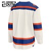 Edmonton Oilers Dresy Personalizované Fanatics Premium 2025-26 Bílý Třetí - Dětské