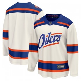 Edmonton Oilers Dresy Personalizované Fanatics Premium 2025-26 Bílý Třetí - Pánské