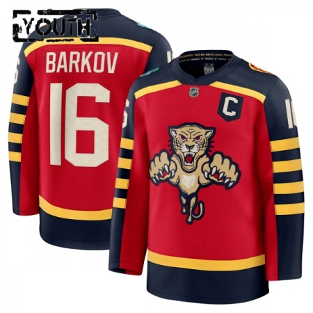 Florida Panthers Dresy Fanatics Premium Aleksander Barkov 2025-26 Červené Winter Classic - Dětské