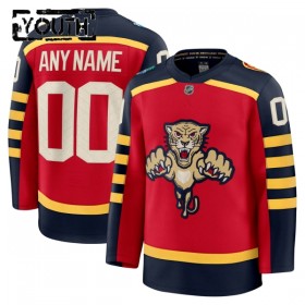 Florida Panthers Dresy Personalizované Fanatics Premium 2025-26 Červené Winter Classic - Dětské
