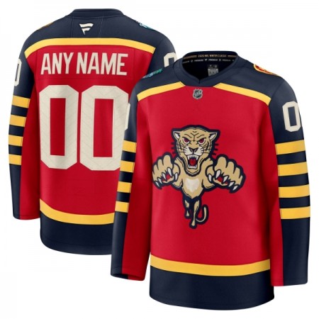 Florida Panthers Dresy Personalizované Fanatics Premium 2025-26 Červené Winter Classic - Pánské Florida Panthers Dresy Personalizované Fanatics Premium 2025-26 Červené Winter Classic - Pánské