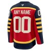 Florida Panthers Dresy Personalizované Fanatics Premium 2025-26 Červené Winter Classic - Pánské