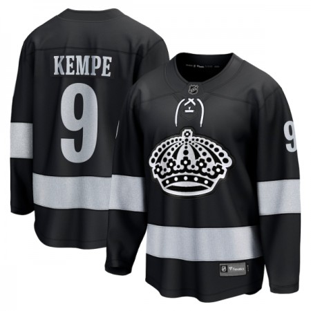 Los Angeles Kings Dresy Fanatics Premium Adrian Kempe 2025-26 Černá Třetí - Pánské