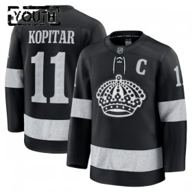 Los Angeles Kings Dresy Fanatics Premium Anze Kopitar 2025-26 Černá Třetí - Dětské