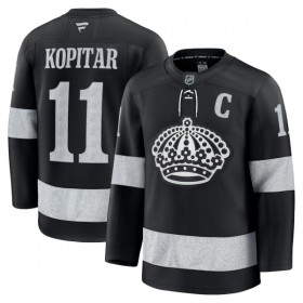 Los Angeles Kings Dresy Fanatics Premium Anze Kopitar 2025-26 Černá Třetí - Pánské