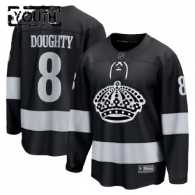 Los Angeles Kings Dresy Fanatics Premium Drew Doughty 2025-26 Černá Třetí - Dětské