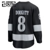Los Angeles Kings Dresy Fanatics Premium Drew Doughty 2025-26 Černá Třetí - Dětské