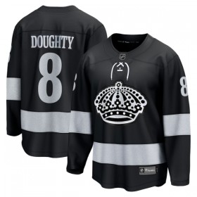Los Angeles Kings Dresy Fanatics Premium Drew Doughty 2025-26 Černá Třetí - Pánské