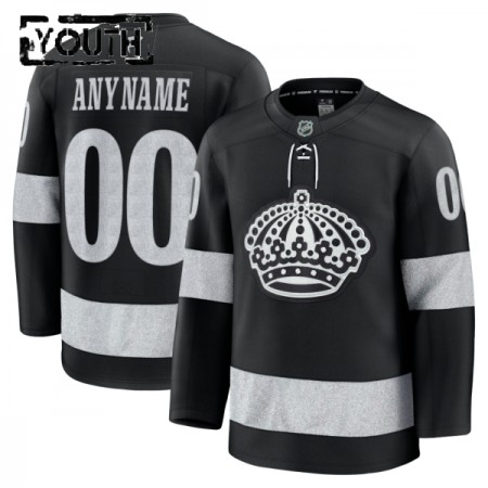 Los Angeles Kings Dresy Personalizované Fanatics Premium 2025-26 Černá Třetí - Dětské