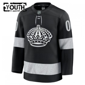 Los Angeles Kings Dresy Personalizované Fanatics Premium 2025-26 Černá Třetí - Dětské
