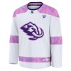 Dresy Personalizované Utah Hockey Club Fanatics Hockey Fights Cancer Practice Bílý - Pánské