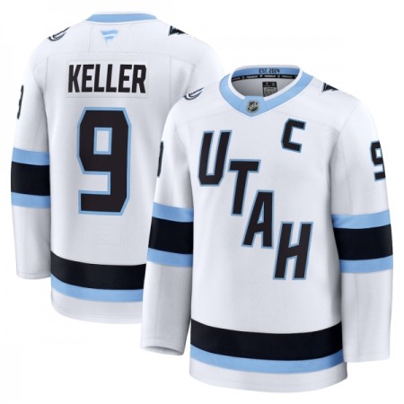 Dresy Utah Hockey Club Fanatics Premium Clayton Keller Bílý Venkovní - Pánské