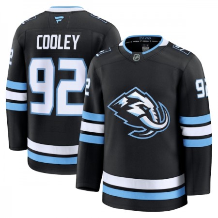 Dresy Utah Hockey Club Fanatics Premium Logan Cooley 2025-26 Černá Domácí - Pánské