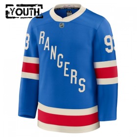 New York Rangers Dresy Fanatics Centennial Premium Mika Zibanejad 2025-26 Modrý - Dětské