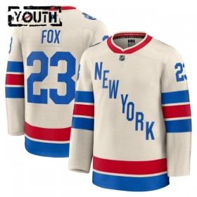 New York Rangers Dresy Fanatics Premium Adam Fox 2025-26 Bílý Winter Classic - Dětské